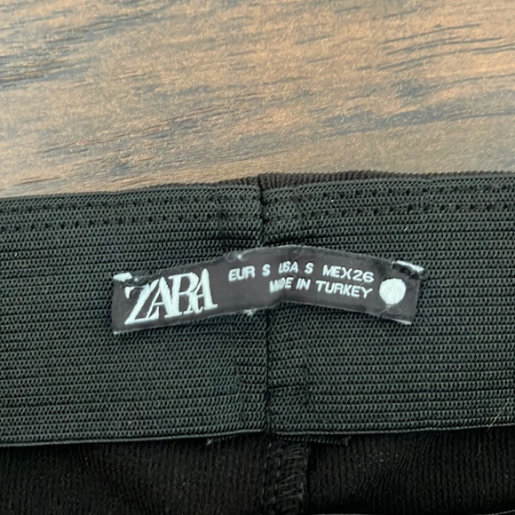 ZARA Ottoman Leggings Ribbed Pants - Picture 3 of 3